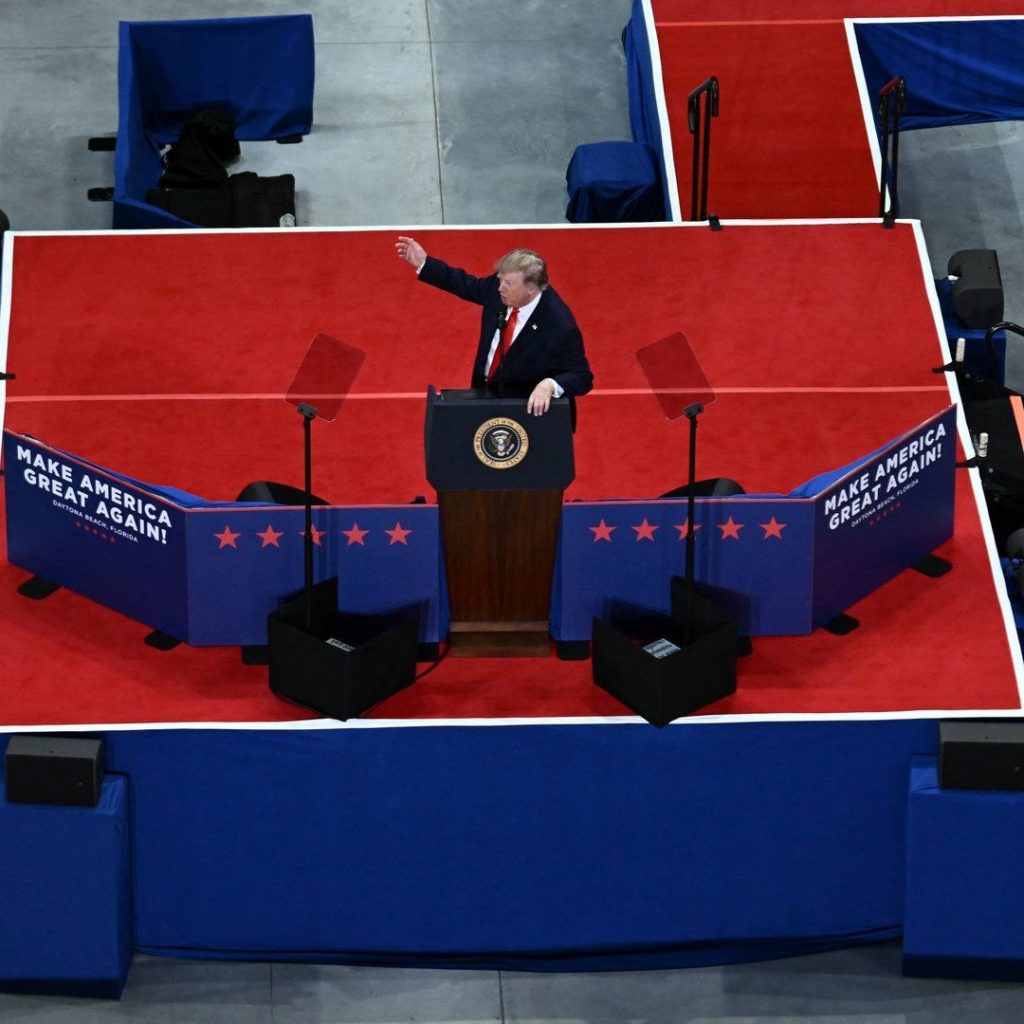 Trump tells voters to send El-Sayed ‘back to where he came
from’