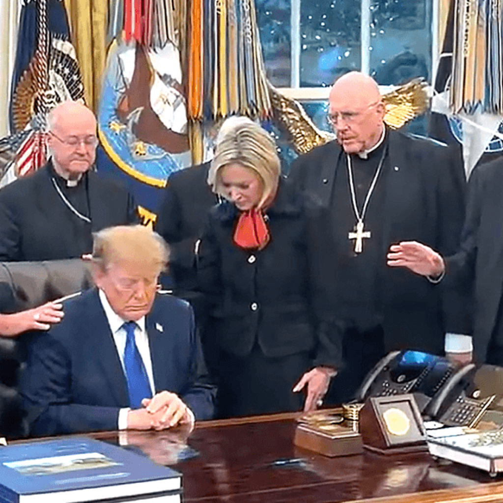 The bishop presiding over Mar-a-Lago just smacked down
Trump’s photo op