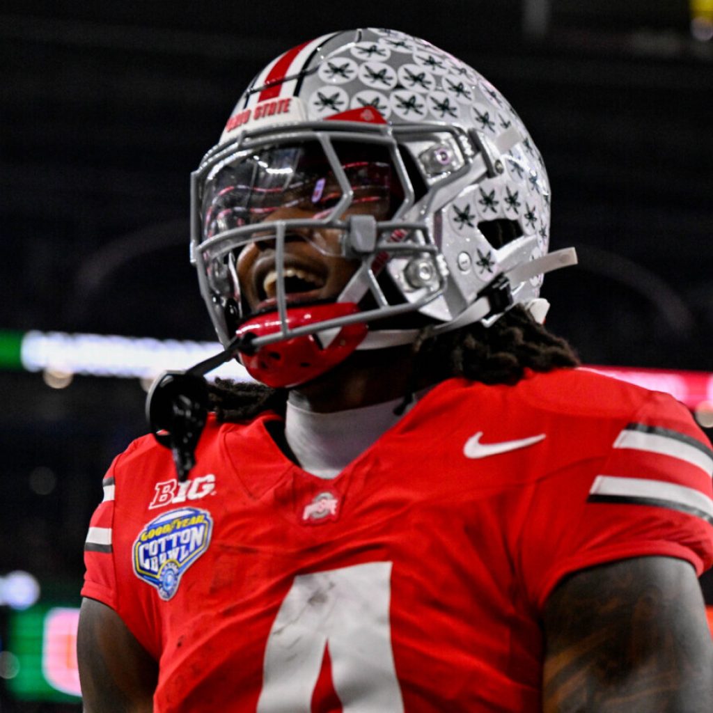 Jeremiah Smith has another historic day in No. 5 Ohio
State’s rout of No. 14 Iowa