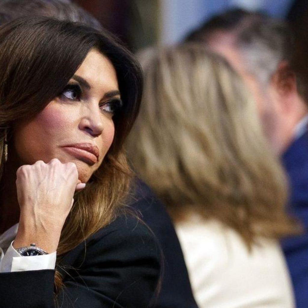 Kimberly Guilfoyle Caught on Tape Fuming Over Being Left Off
Guest List for Dinner With Donald Trump Jr.’s Family