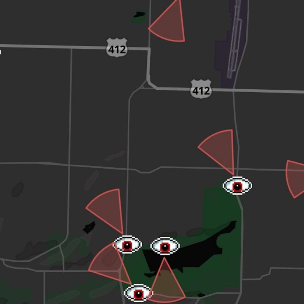 MapQuest Includes Flock Camera Locations Now
