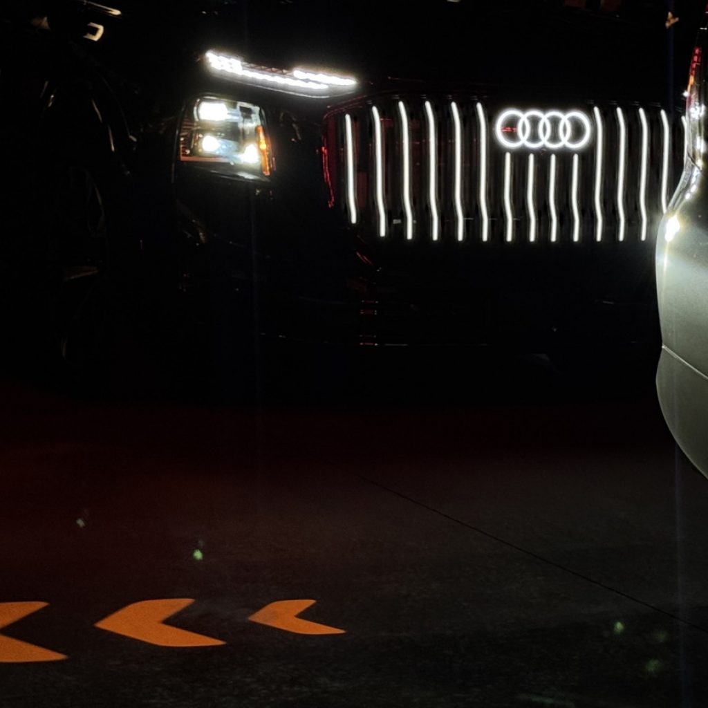Audi’s New Digital Matrix Lights Project Turn Signals Onto
The Road And Won’t Blind Other Cars