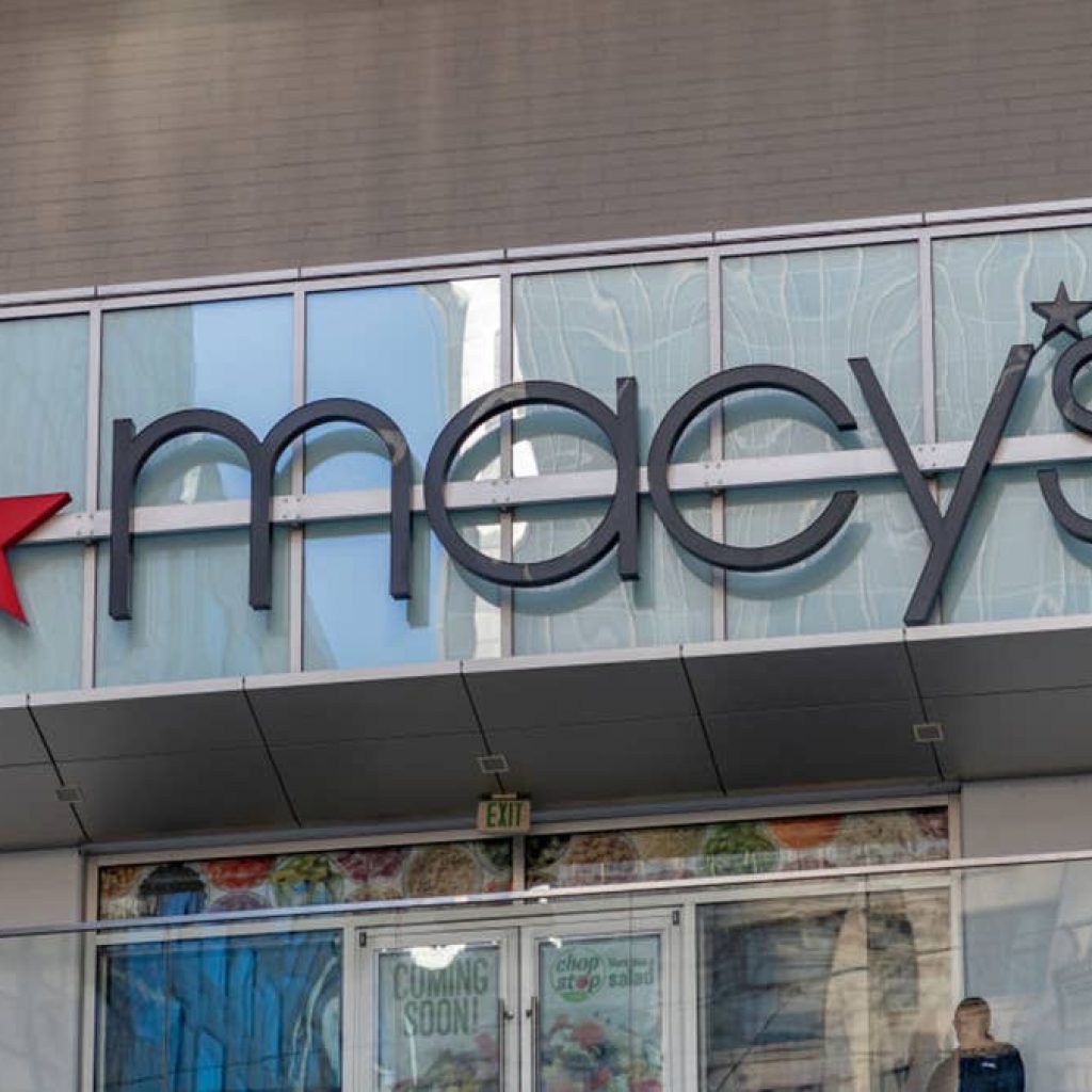Macy’s is selling a $950 reversible clover pendant for 65% off