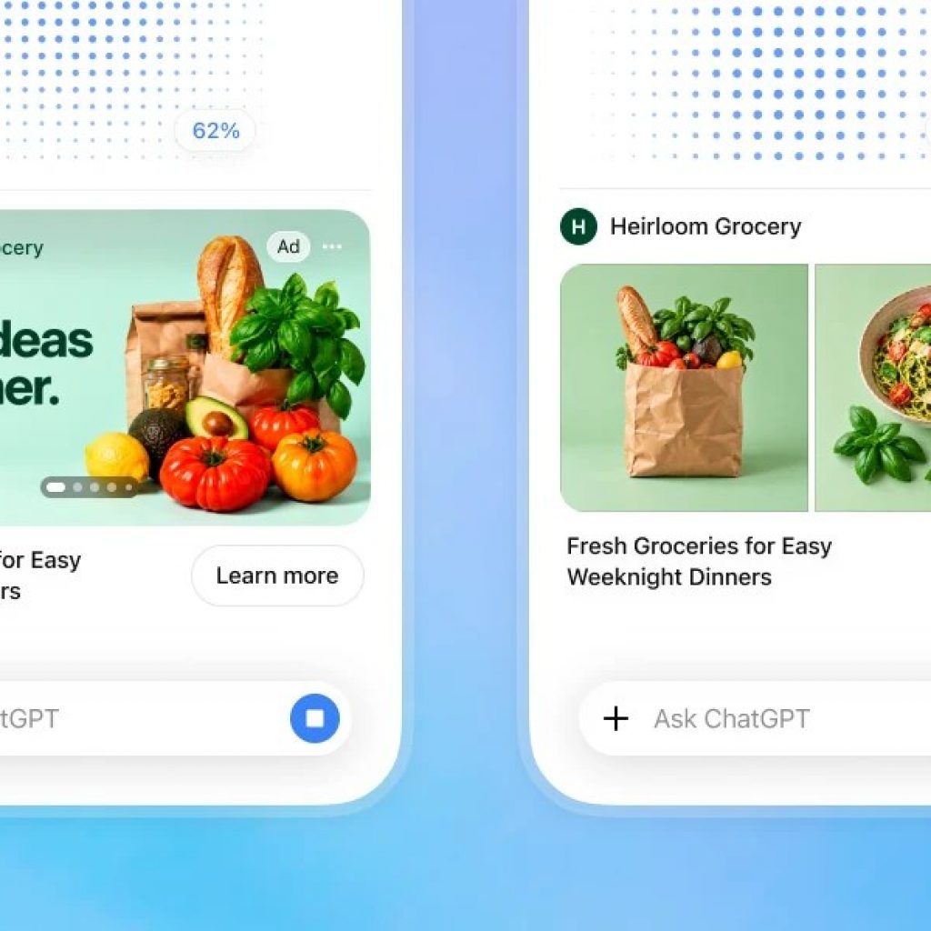 OpenAI launches visual ads that appear alongside image
generation results