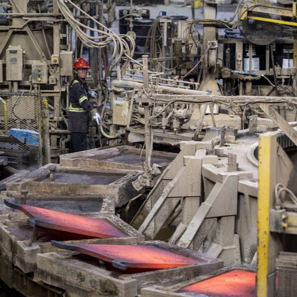 Canadian manufacturing sales climbed in August, led by metal and chemical sectors