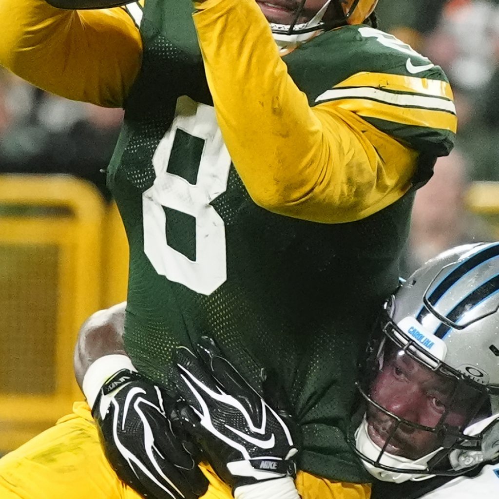 Packers’ Josh Jacobs insists touchdown celebration in win over Panthers wasn’t a reference to his arrest