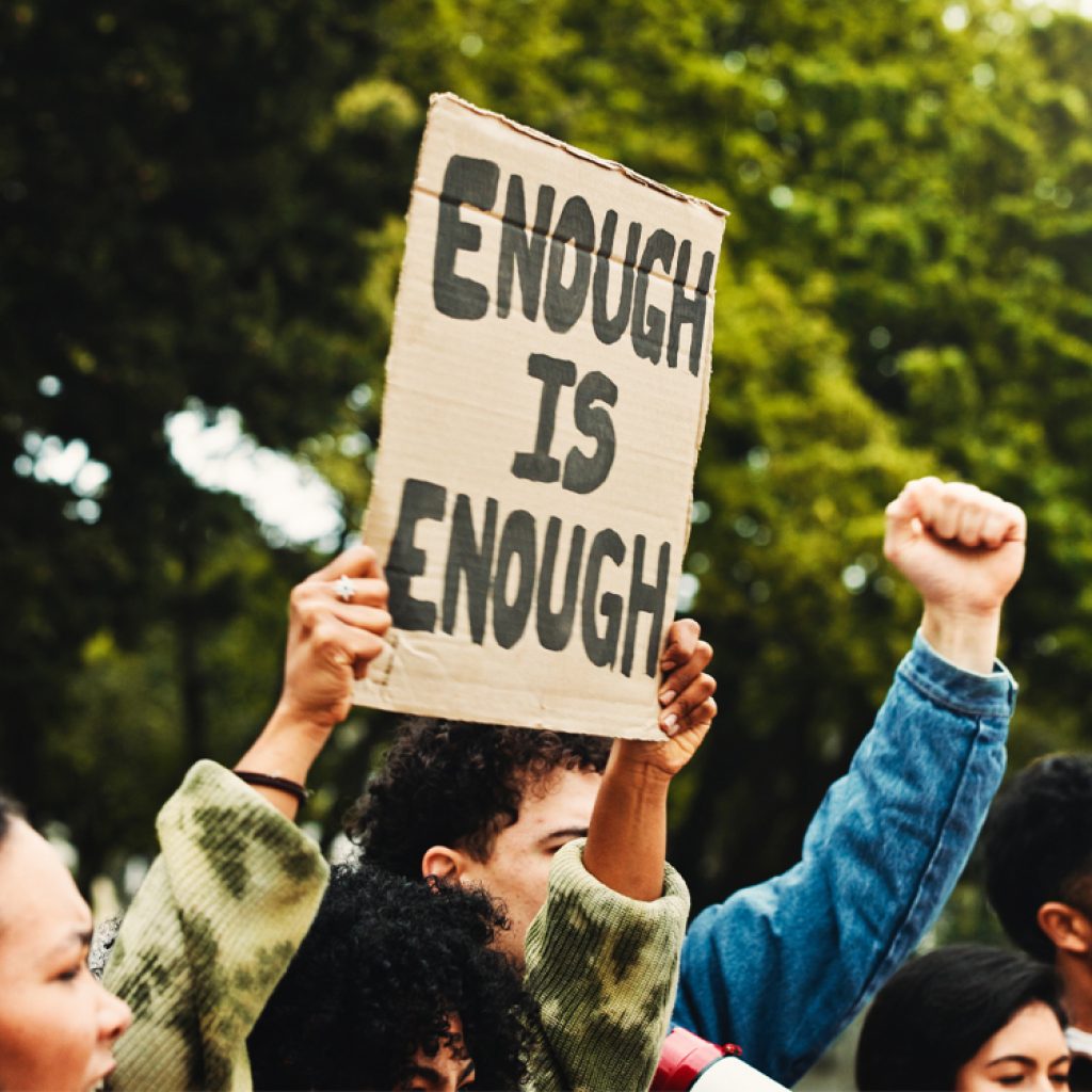 Race and gender are linked to how Americans protest and campaign