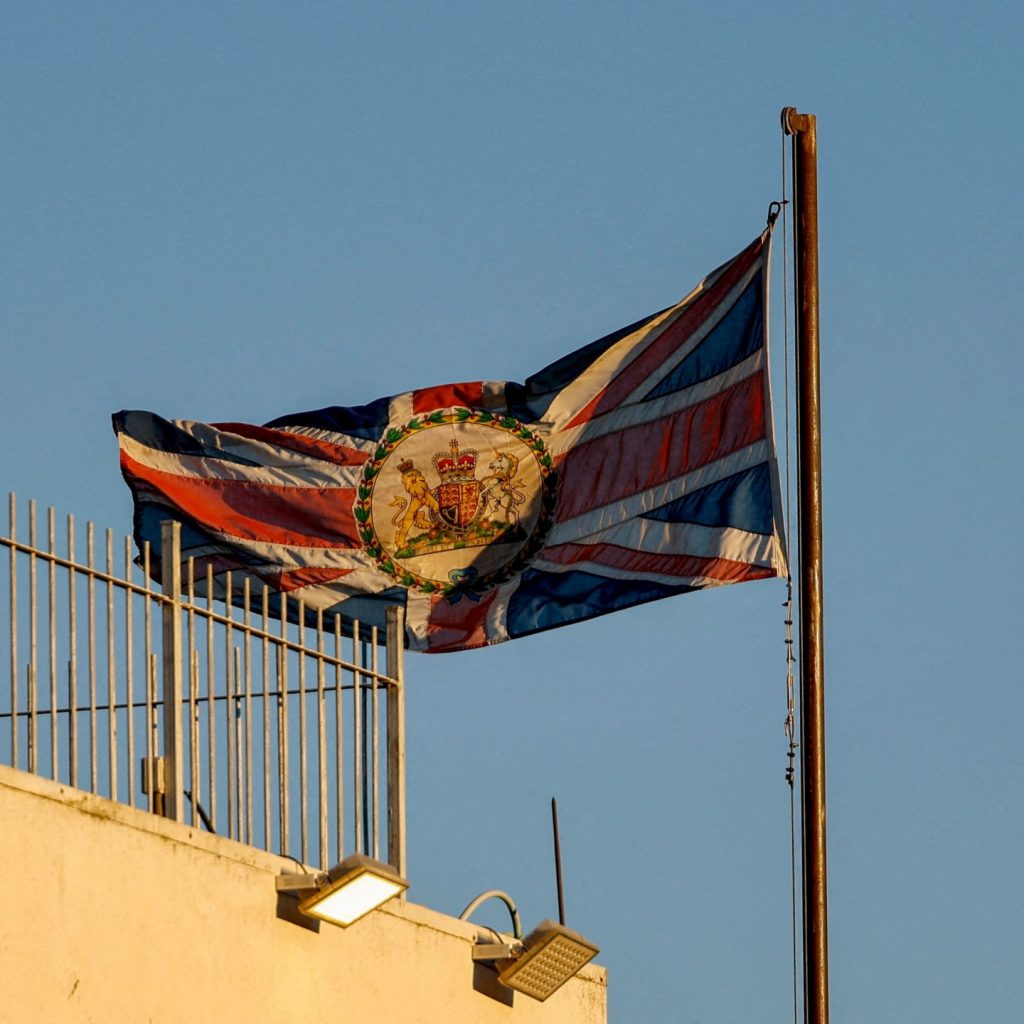 Signage at UK consulate in East Jerusalem removed as
Israel’s deadline over