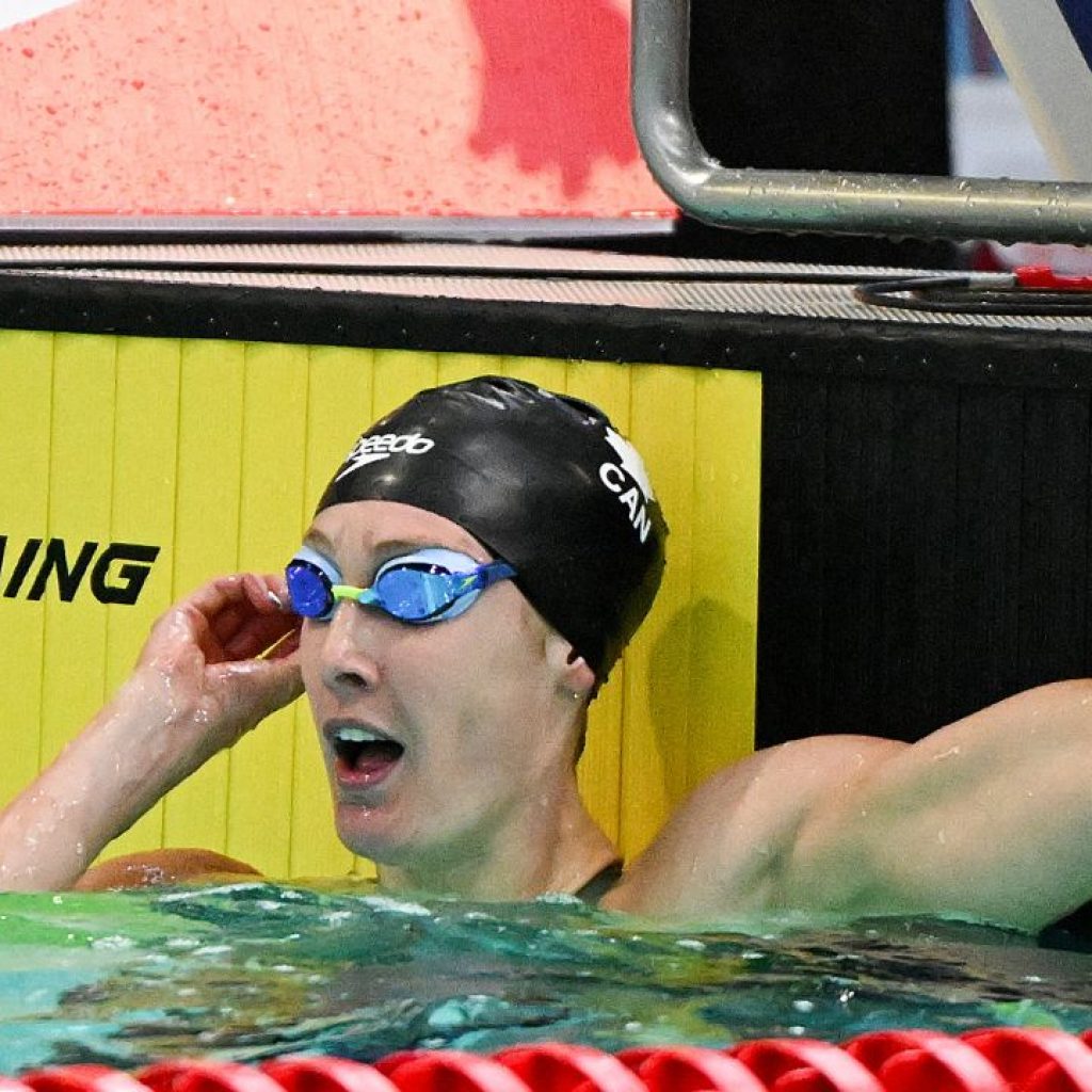 Canada’s Taylor Ruck swims to 200 backstroke gold at World
Cup event