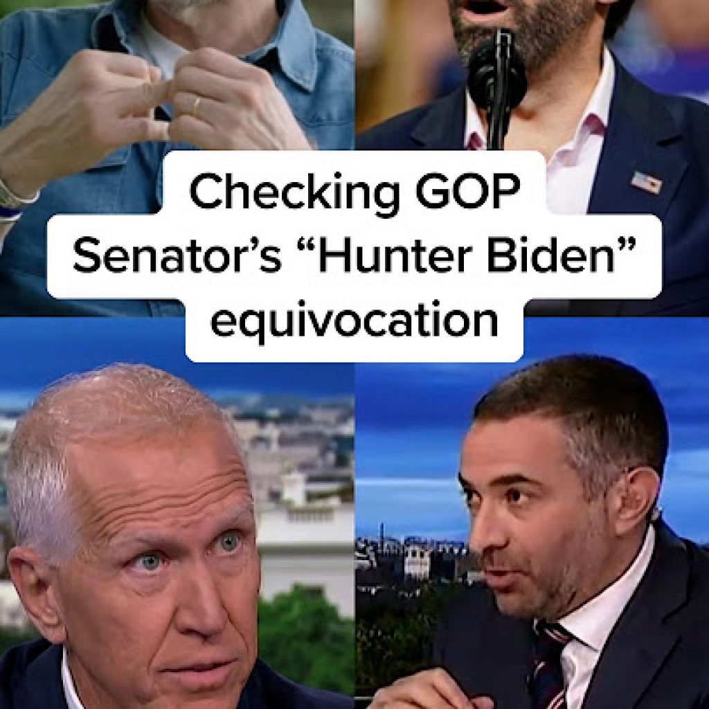 Checking GOP Senator’s ‘Hunter Biden’ equivocation
