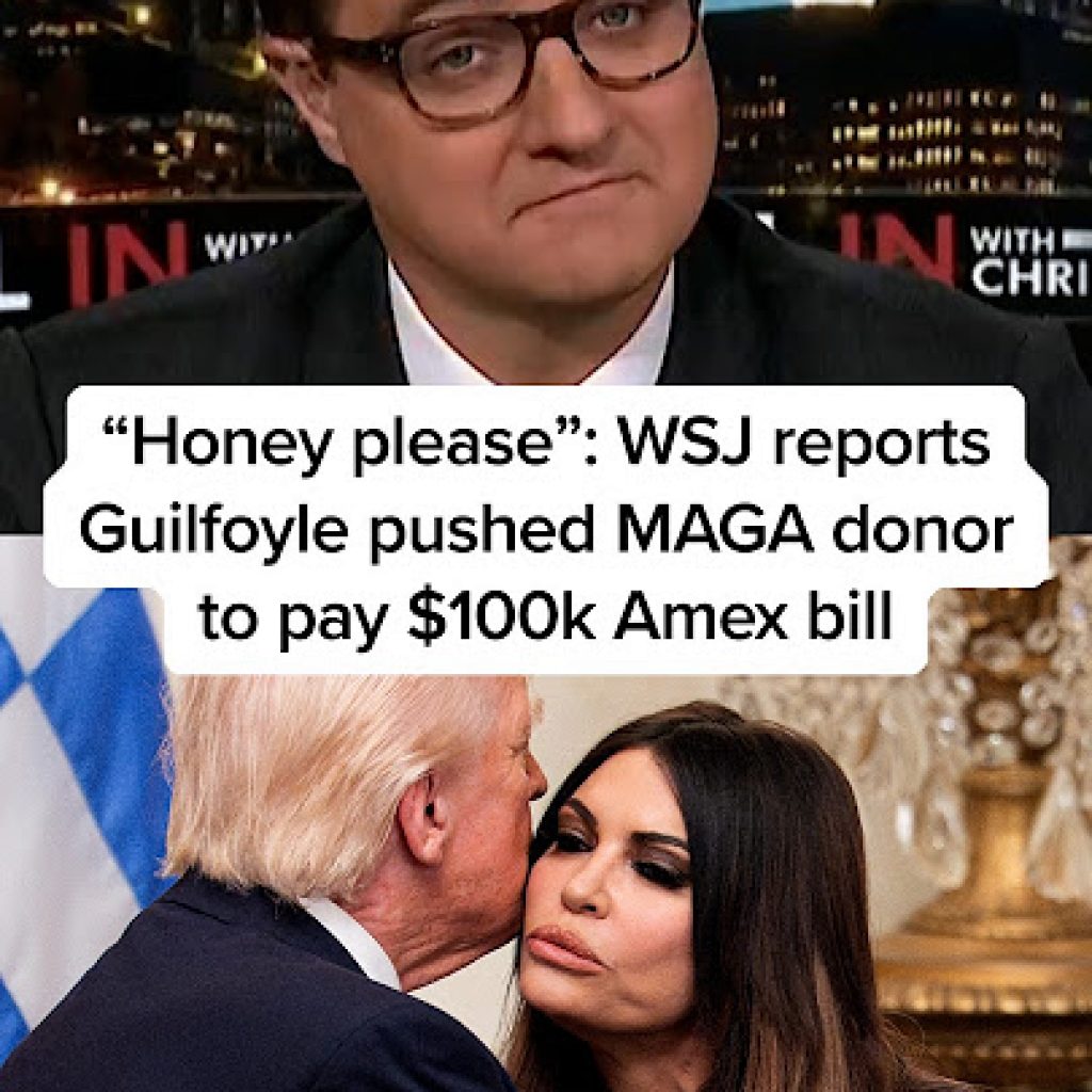 ‘Honey please’: WSJ reports Guilfoyle pushed MAGA donor to
pay $100k Amex bill