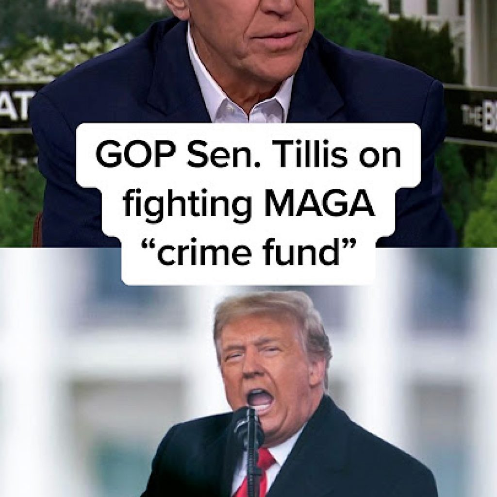 GOP Sen. Tillis on fighting MAGA ‘crime fund’