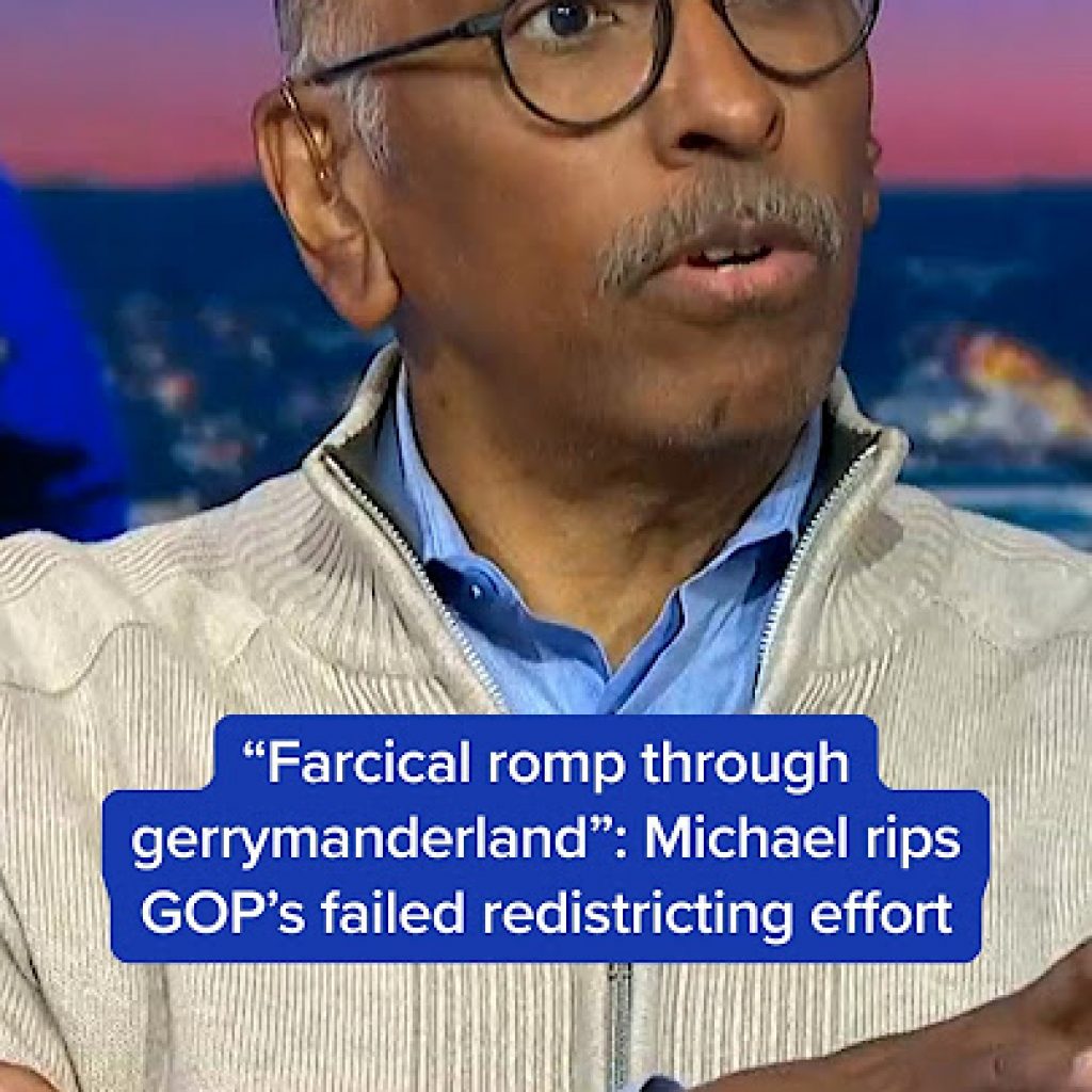 ‘Farcical romp through gerrymanderland’: Michael rips GOP’s
failed redistricting effort