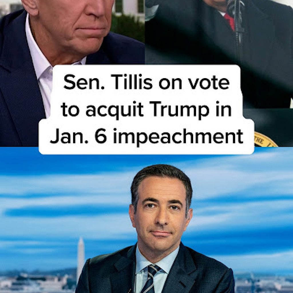 Sen. Tillis on vote to acquit Trump in Jan. 6
impeachment