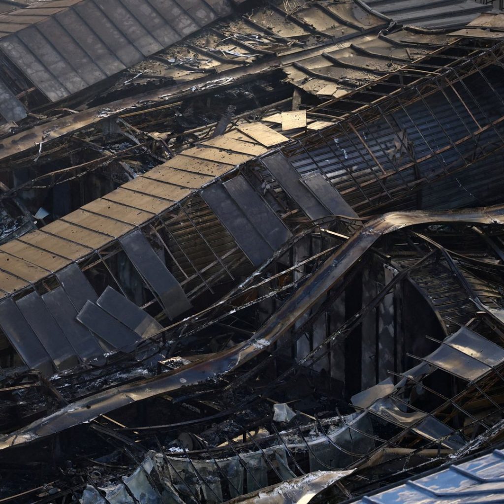 Oldest covered food market in Paris destroyed in
fire