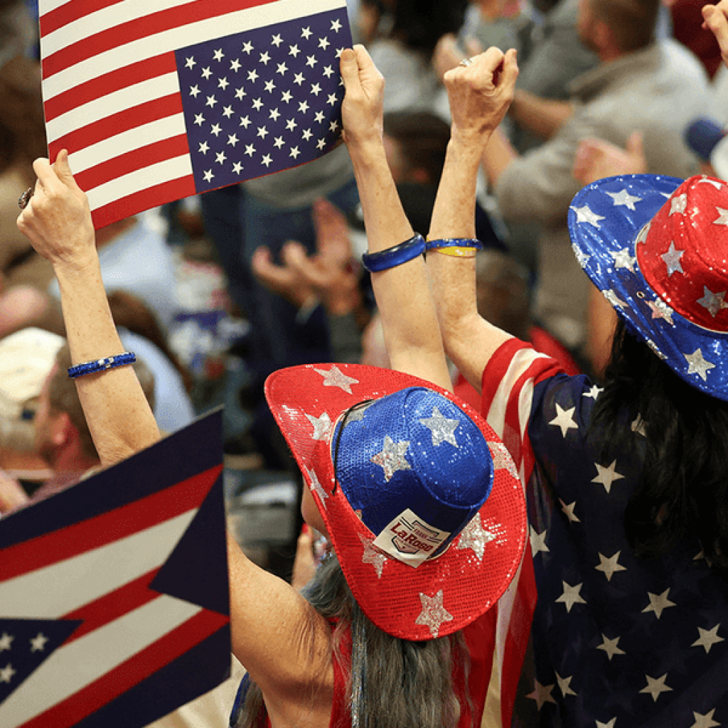 Confusion as Trump abruptly cancels planned rally amid
protests, low turnout