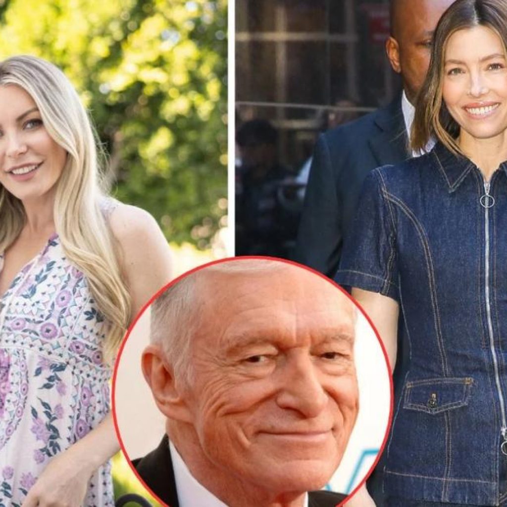 Hugh Hefner’s Former Wife Crystal Warns Jessica Biel Against
Playing Her in Film ‘Romanticizing’ Media Mogul Amid ‘Deeply
Troubling’ Allegations